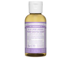 Dr. Bronner's Pure-Castile Liquid Soap Lavender 59mL