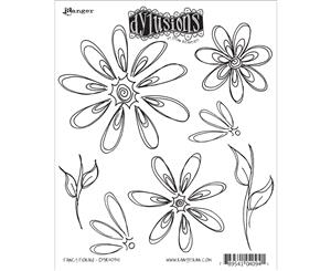 Dyan Reaveley's Dylusions Cling Stamp Collections 8.5&quotX7"-Fancy Florals