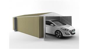 EasyShed 6038 Garage Shed - Sandalwood