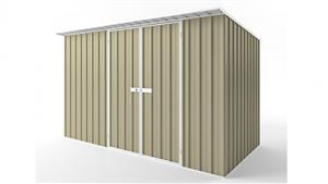 EasyShed D3819 Skillion Roof Garden Shed - Wheat