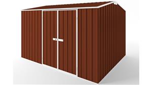 EasyShed D3830 Tall Gable Roof Garden Shed - Tuscan Red