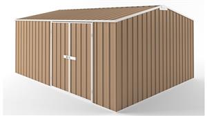 EasyShed D4538 Tall Truss Garden Shed - Pale Terracotta