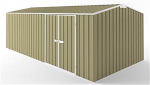 EasyShed D6030 Tall Truss Roof Garden Shed - Sandalwood