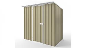 EasyShed S2315 Skillion Roof Garden Shed - Wheat