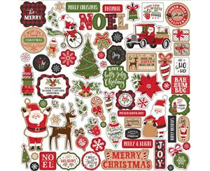 Echo Park - My Favourite Christmas Cardstock Stickers 12 inch X12 inch Elements