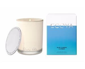 Ecoya Madison Jar Candle - Blue Cypress & Amber