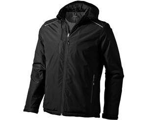 Elevate Mens Smithers Fleece Lined Jacket (Solid Black) - PF1909