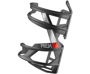 Elite Prism Carbon Bottlecage - Black Matt/Red logo Left - Black Matt/Red logo