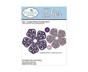 Elizabeth Craft Metal Die - Crystal Flower Overlay Set 2 (Co-1B)