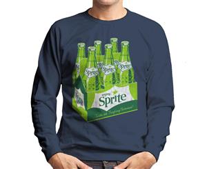 Enjoy Sprite 1960s Logo Crate Men's Sweatshirt - Navy Blue