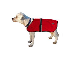 Eureka Polar Fleece Dog Rug Red 30Cm - Red