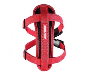 Ezydog 2X-Large Chest Plate Dog Harness (77cm to 134cm) Red - Ezy Dog