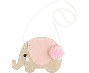 Fabric Editions Needle Creations Felt Bag Kit All Eyes On You Elephant