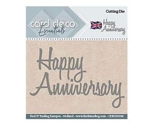 Find It Trading - Card Deco Dies Happy Anniversary