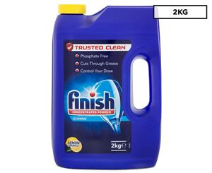 Finish Classic Concentrated Dish Washing Powder Lemon Sparkle 2kg