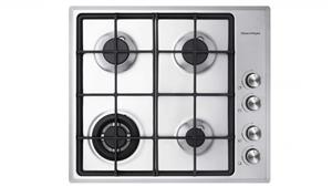 Fisher & Paykel 600mm 4 Burner Gas on Steel Cooktop - LPG