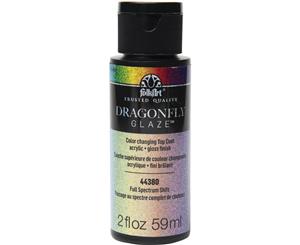 Folkart Dragonfly Glaze Topcoat 2.5oz - Full Spectrum Shift