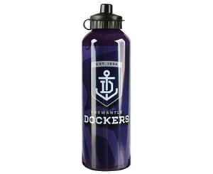 Fremantle Dockers AFL Team Colours and Logo Aluminium Drink Bottle