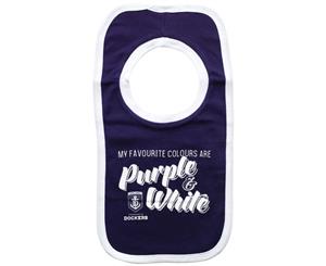 Fremantle Dockers Babies 2 Pack Bib Set