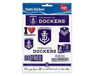 Fremantle Dockers Freo AFL LOGO Car Sticker Sheet for Car Bumper School Books