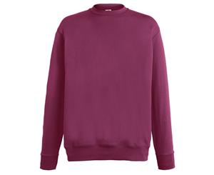 Fruit Of The Loom Mens Lightweight Set-In Sweatshirt (Burgundy) - RW4499