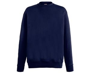 Fruit Of The Loom Mens Lightweight Set-In Sweatshirt (Deep Navy) - RW4499