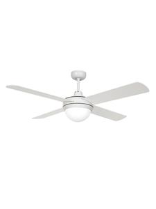 Futura Eco 122cm Fan with Light in White