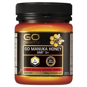 GO Healthy Manuka Honey UMF 5+ (MGO 80+) 250gm