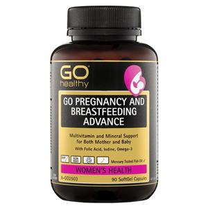 GO Healthy Pregnancy and Breastfeeding Advance 90 Capsules