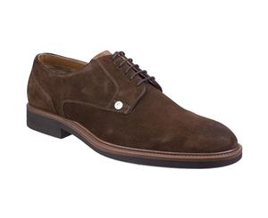 Gabicci Mens Mercer Gibson Hardwearing Suede Lace Up Shoes - Light Brown