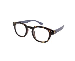 Gabriel + Simone Evon Tortoise Grey Unisex Reading Glasses