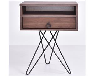 Garrett Bedside Table (Columbia Walnnut)