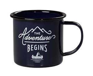 Gentlemen's Hardware The Adventure Begins Enamel Mug Blue