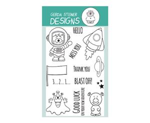 Gerda Steiner Designs Clear Stamps - 4X6 Inch - Blast Off