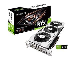 Gigabyte GeForce RTX 2060 SUPER Gaming OC White Graphics Card 8GB GDDR6 GPU Upto 1815HMz 3X Windforce Cooling Fan 2 Slot HDMI+3XDP 1x8Pin + 1X6P