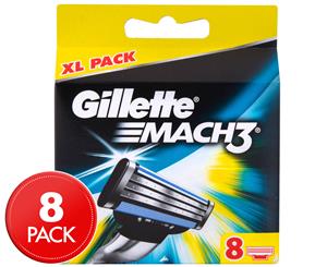 Gillette Mach3 XL Razor Blades 8-Pack