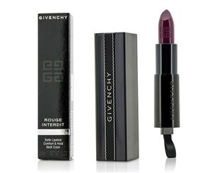 Givenchy Rouge Interdit Satin Lipstick # 7 Purple Fiction 3.4g/0.12oz