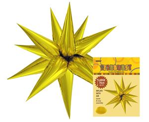 Glitz starburst Gold 70cm