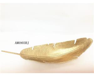 Gold serving Dish Size 740x215x260mm