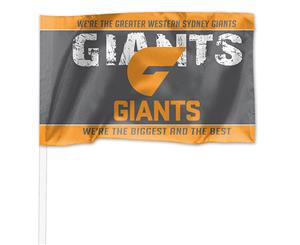 Greater Western Giants AFL KIDS Pole Game Day Flag Banner