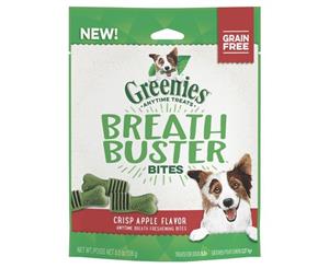 Greenies Dental Dog Treats Breath Buster Bites Crisp Apple 156g