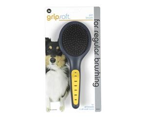 Gripsoft Pin Brush Stainless Steel Round Tip Pins For Dogs & Cats Large (G1513)