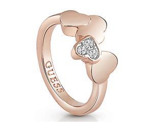 Guess womens Alloy Zircon gemstone ring size 16 UBR83049-56