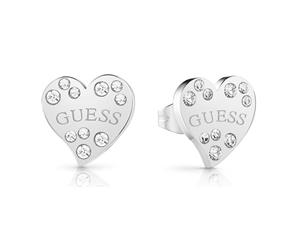 Guess womens Stainless steel Zircon gemstone earrings UBE78051