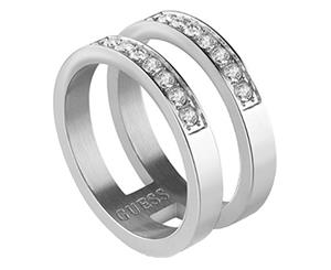 Guess womens Stainless steel ring UBR78006-52