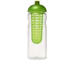 H2o Base Tritan 650Ml Dome Lid Bottle And Infuser (Transparent/Lime Green) - PF2843