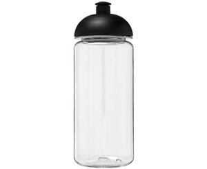 H2o Octave Tritan 600Ml Dome Lid Sport Bottle (Transparent/Solid Black) - PF2855