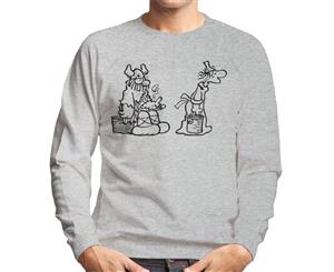 Hagar The Horrible Dinner Is Served Men's Sweatshirt - Heather Grey