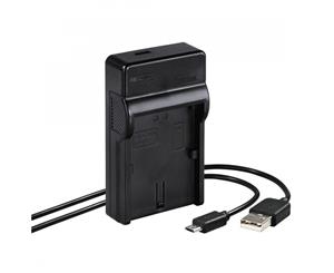 Hama Travel USB Charger for Canon LP-E6