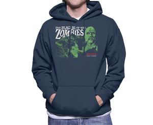 Hammer The Plague Of The Zombies Poster Men's Hooded Sweatshirt - Navy Blue